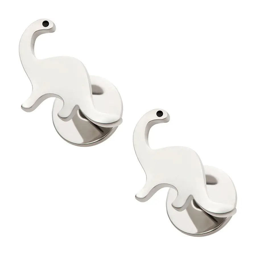 Dinosaur Comfy Earrings. Give your pierced ears some real “rawr-lief” with these adorable flat back dinosaur stud earrings. Hypoallergenic and our exclusive Comfy Flat Backs.