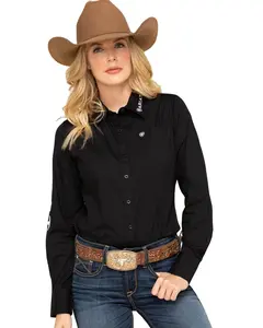 Ariat Women's Team Kirby Stretch Logo Long Sleeve Shirt - 10033034