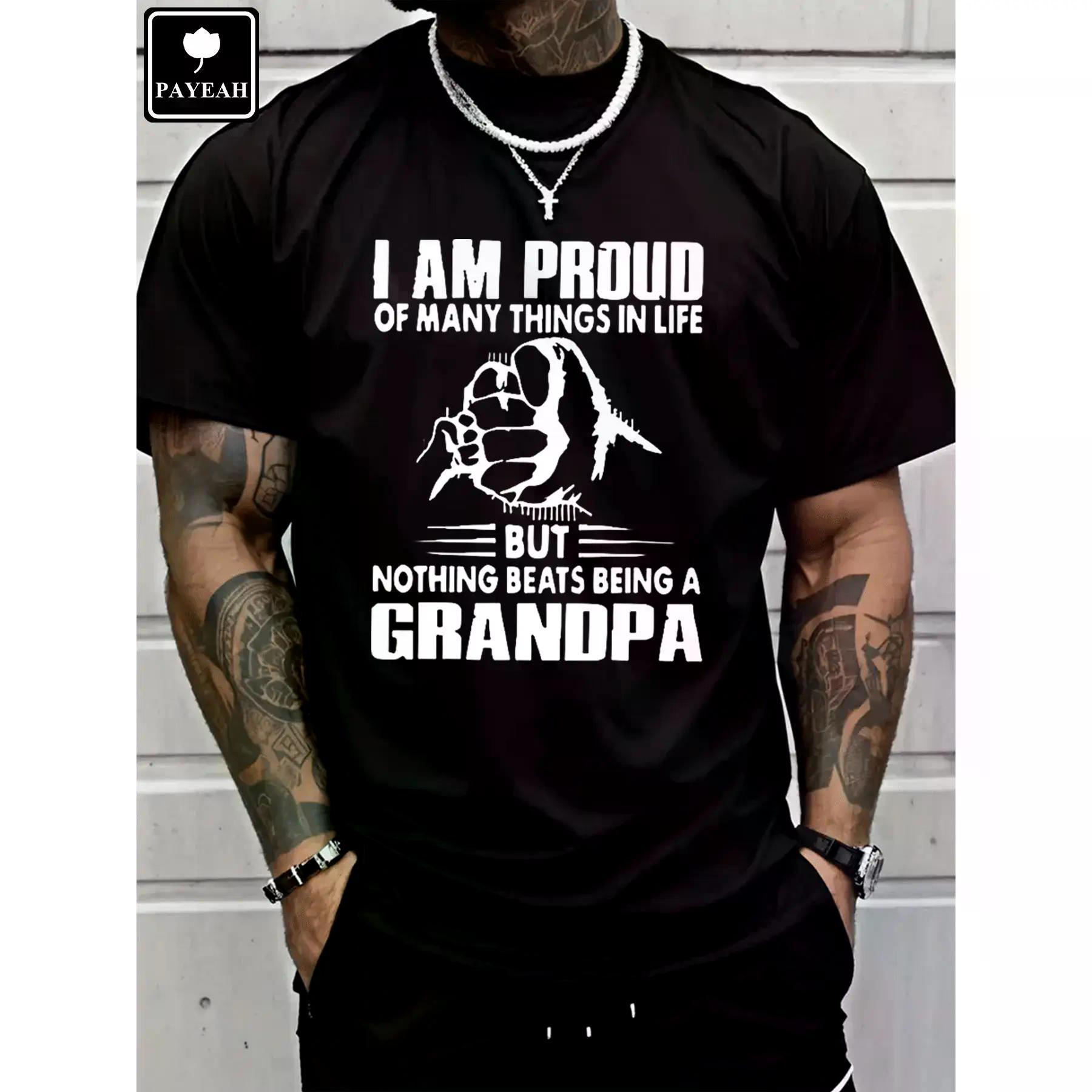 Proud Grandpa T-Shirt, Nothing Better Than Being a Grandpa Graphic Tee, Funny Grandpa Gift Shirt, Unisex Cotton Top
