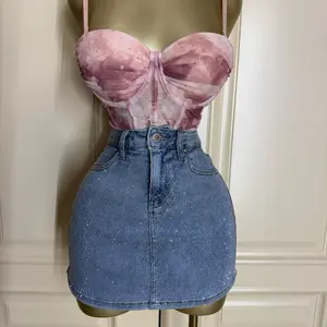 Zayra Rhinestone Skort Zayra Rhinestone Skort