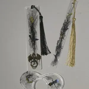 Dragon Fantasy Resin Bookmark and Page Holder Sets Handmade Bookish Gift with Unique Dragon Designs 100% Handcrafted Durable Resin Bookmarks Imperfections Minor Flaws