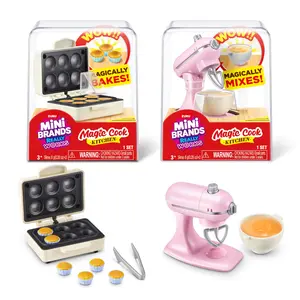 Mini Brands Really Works Magic Cook Kitchen Capsule Series 1 Cupcake Maker & Mixer Set by ZURU, Capsules of Miniature Real Working Kitchen Appliances, Non-Edible Collectible Toy Mystery Capsule