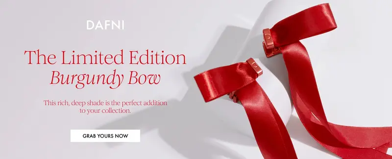 DAFNI KLIX - THE BOW - Burgundy Limited Edition - Bow with Strong Magnetic Hold No Slipping - Magnetic Hairclips - Endless Iconic Hairstyles - Patent Pending Secure & Stylish Updo Elegant Pastel Bow DAFNI KLIX - THE BOW - Burgundy Limited Edition - Bow with Strong Magnetic Hold No Slipping - Magnetic Hairclips - Endless Iconic Hairstyles - Patent Pending Secure & Stylish Updo Elegant Pastel Bow