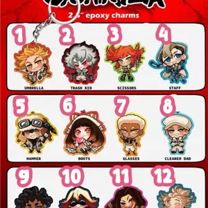GACHI Trash Charms | Epoxy Acrylic Keychain