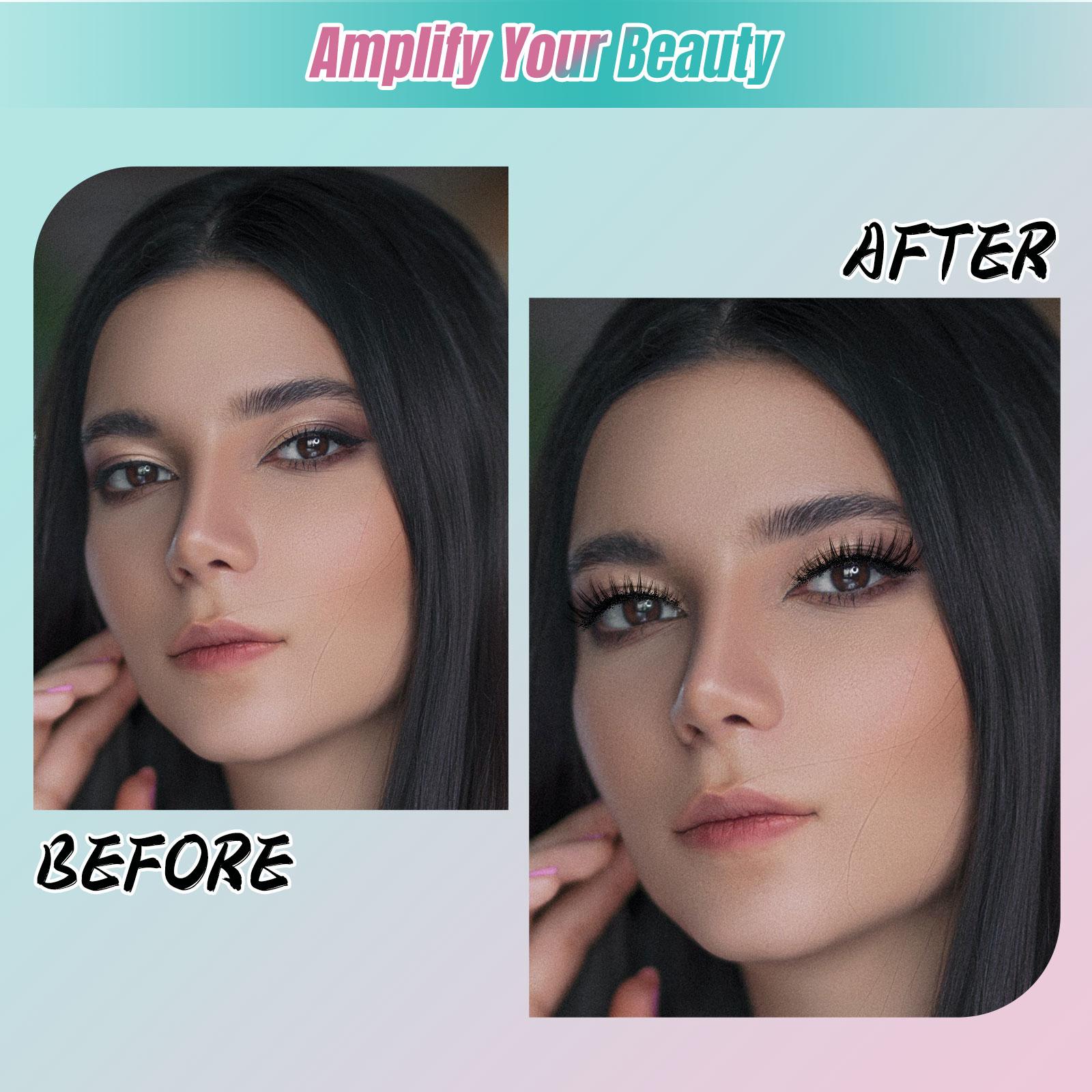 AMZGIRL LASH 84PCS Diy Lash Extension Kit Prism Eyelashes Makeup Cosmetic