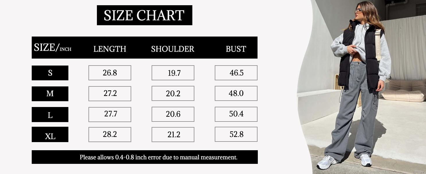 Construction detail of Women's Athletic Puffer Vest with a stand collar