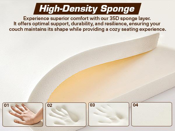 【4 Packages Shipping】Ovios Sectional Cloud Couch for Living Room, Modular Floor Sofa with Plush Corduroy, No Assembly Required, Big Comfy Couches Set with Fluffy Memory Foam, Stupendous U Shaped Sofas with Chaise Furniture Lounge