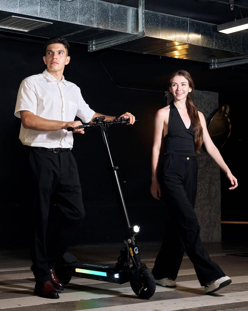 【New-in】High-end Electric Scooter for Adults, 1000W/800W Powerful Motor, 31MPH/25MPH, 31Miles/25 Miles Max Range, 10"/8.5'' Pneumatic Tires, APP Control, Dual Suspension & Dual Braking, Portable Electric Scooter Adults