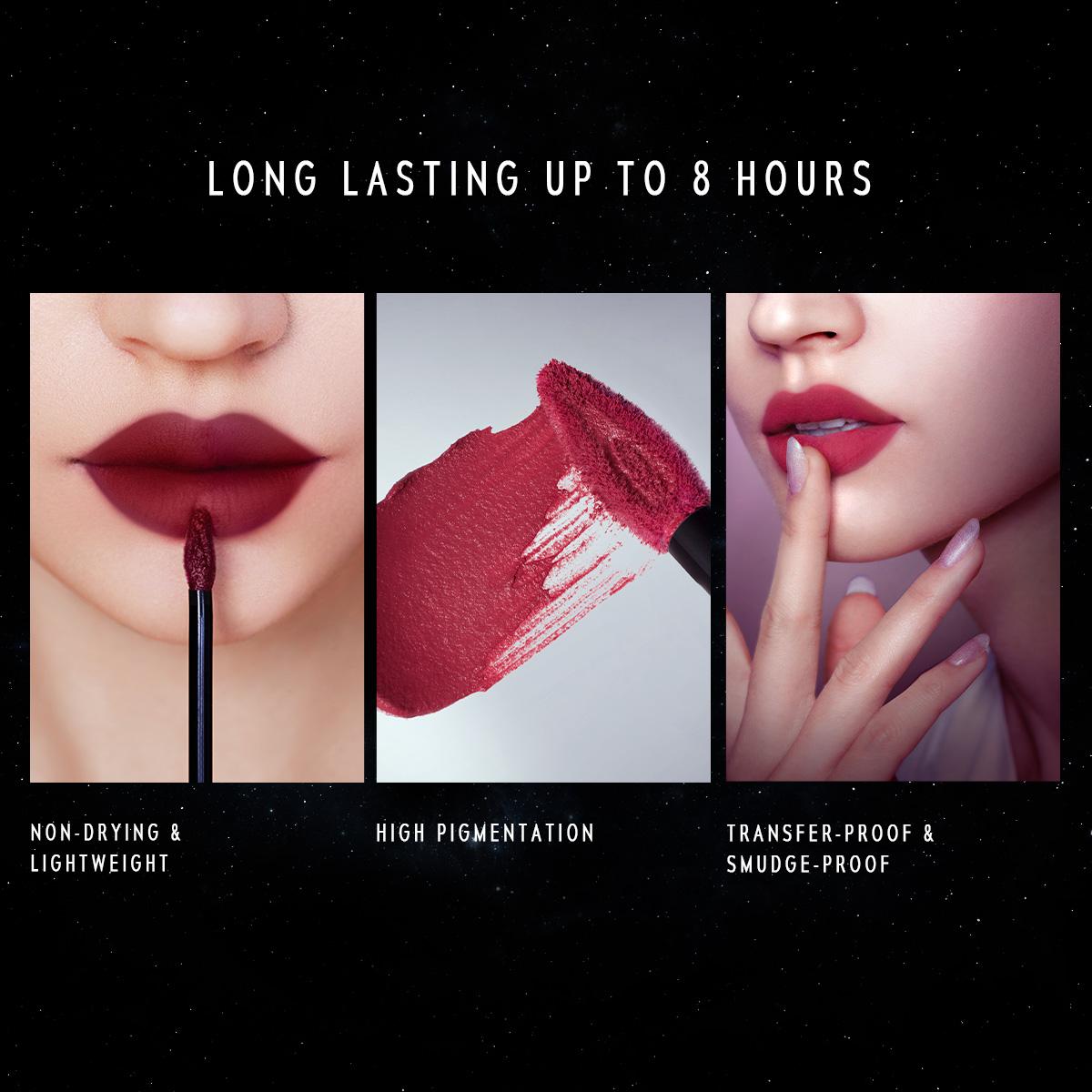 [TIMEPHORIA Hero Lip Cream] Nebula Velvet Lip Cream 4ML - Luxurious Velvet Lipstick Lip Tint Lip Gloss Soft Blurring 12 Hours Comfort Longwear Makeup Cosmetic Blend Glossy Daily Compact