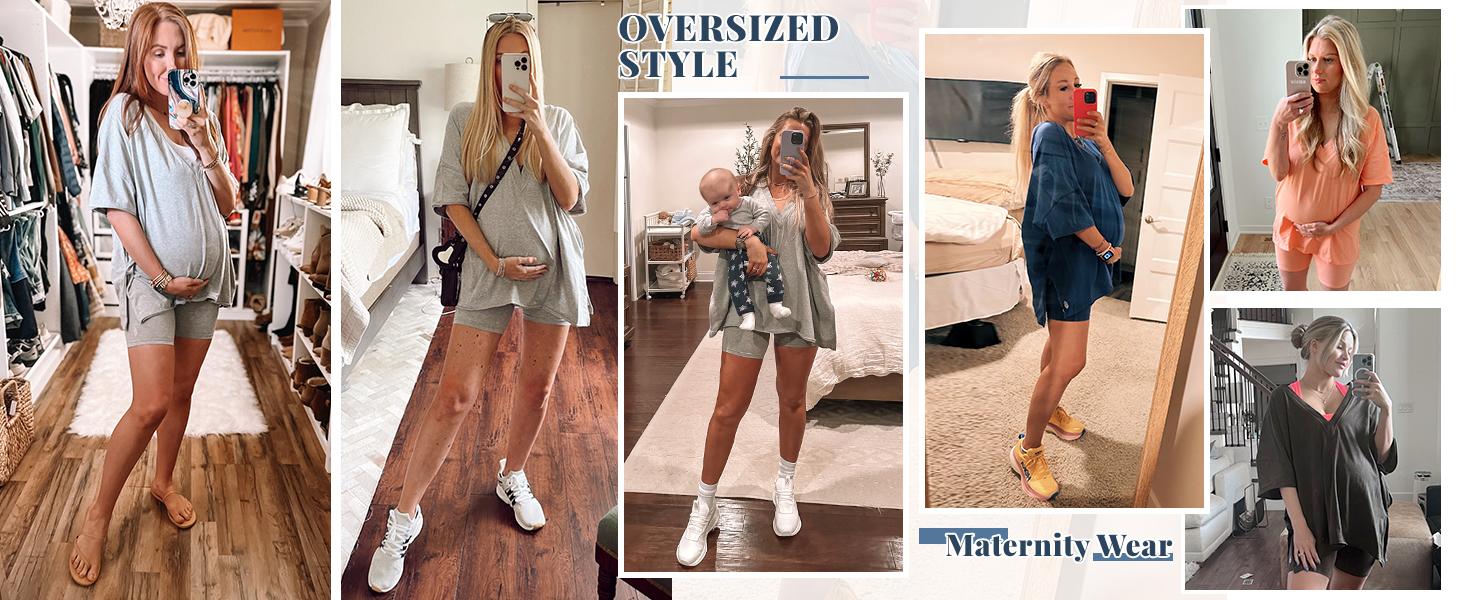 Kingapril Fashion 2-Piece Outfit for Women Oversized Biker Shorts Set Hot Shot Reversible Set Tracksuit