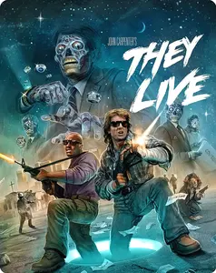 They Live (Steelbook)  [4K ULTRA HD BLU-RAY MOVIE] Ltd Ed, With Blu-Ray, Steelbook, 4K Mastering, 2 Pack