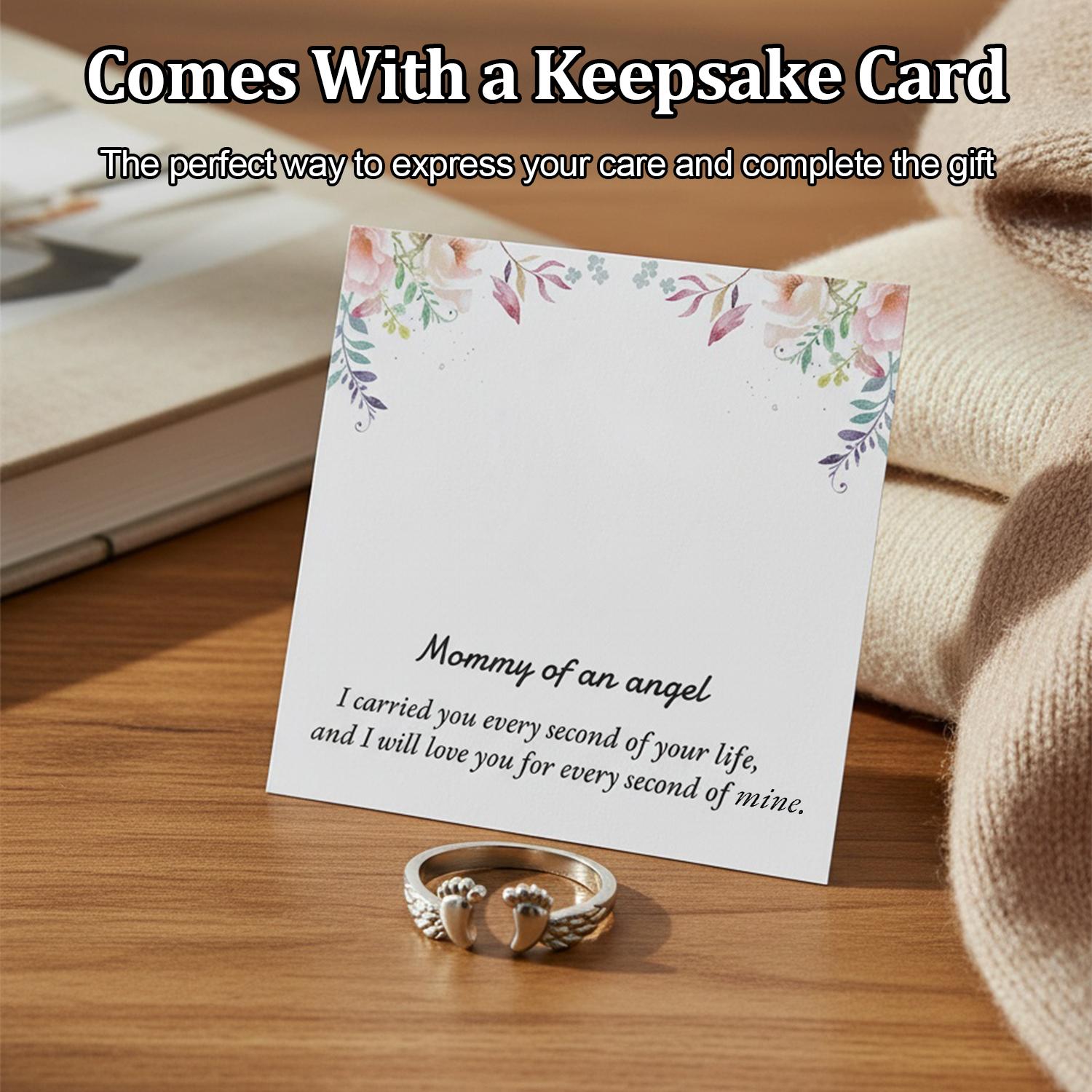 Adjustable Letter & Wing Ring | Personalized Angel Cuff Ring for Daily Wear