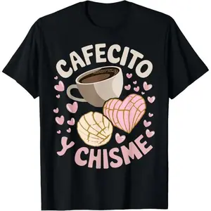 100%25 Cotton  Latina Mexican Baked Concha Pastry Conchas T-Shirt