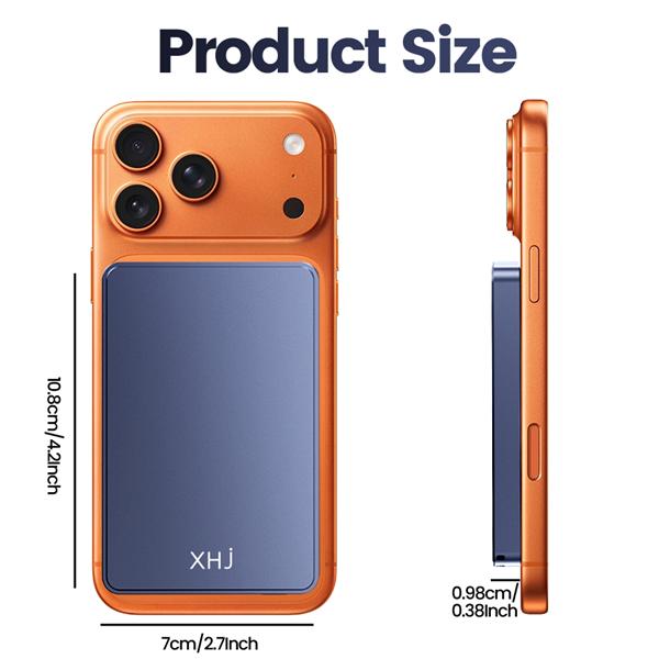 5000mAh Magnetic Power Bank, Wireless Portable Charger, Fast Charging MagSafe Battery Pack for iPhone 17/16/15/14/13/12/Plus/Pro Max, Compact Device Smartphone Chargeable,Valentine's Day Gift