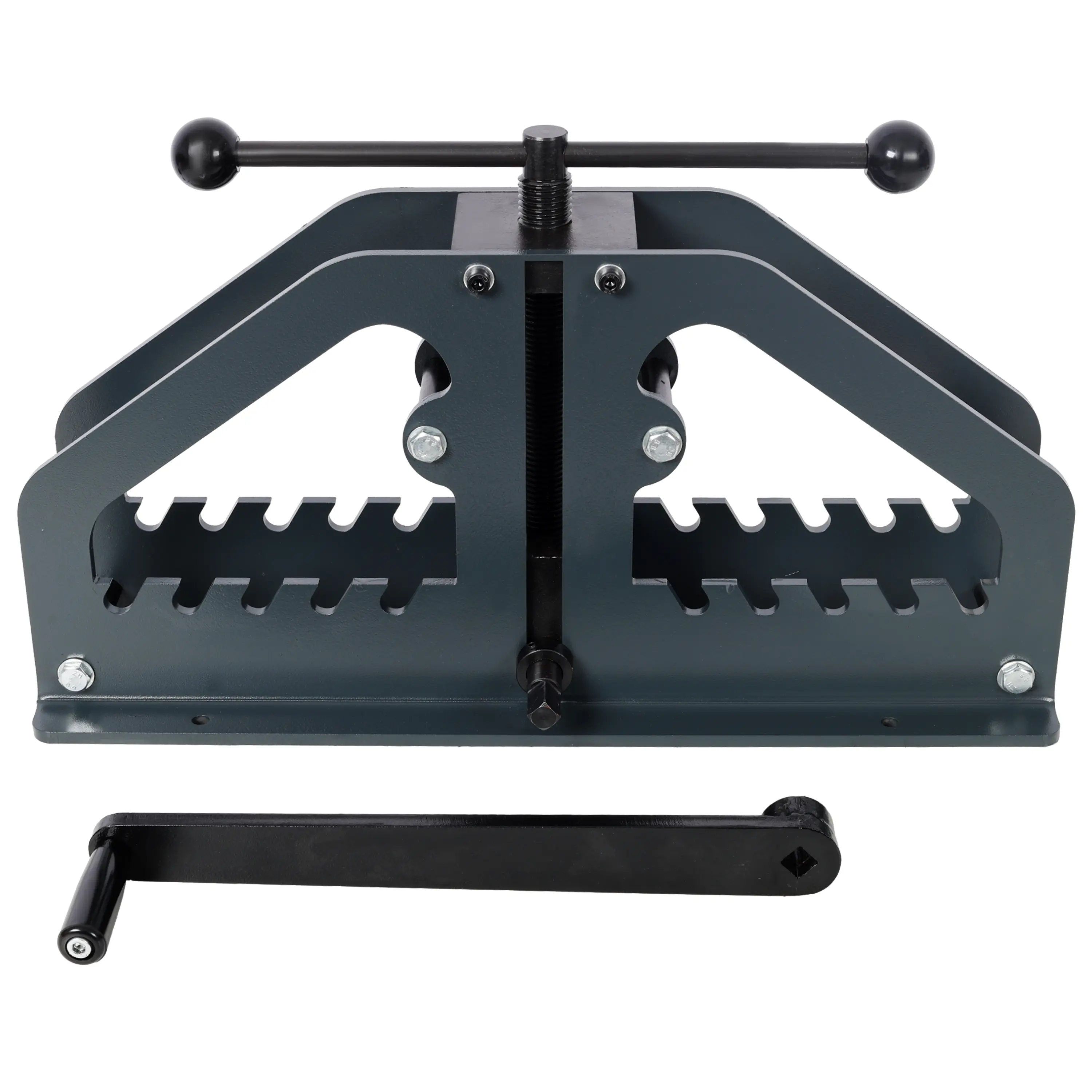 Tube Roller Bender Manual Pipe Bending Machine for Round & Square Tubes Compact Carbon Steel Construction with Factory-Standard Mold Set
