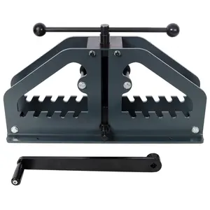 Tube Roller Bender Manual Pipe Bending Machine for Round & Square Tubes Compact Carbon Steel Construction with Factory-Standard Mold Set