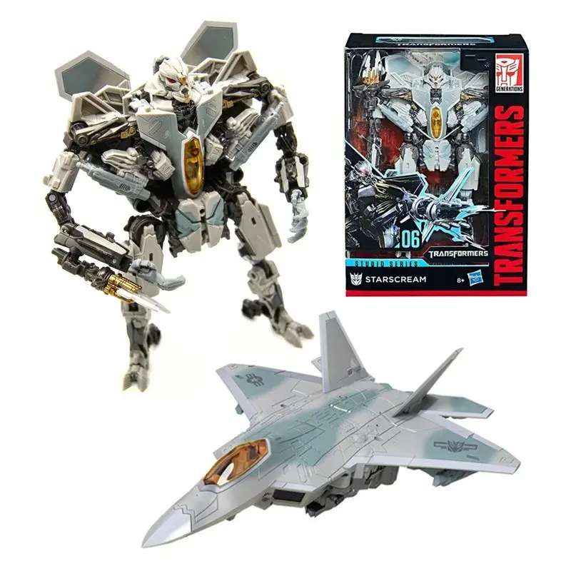 Takara Tomy Hasbro Transformers Studio Series 06 Voyager Class Movie Starscream Seibertron Action Figures Model Toys