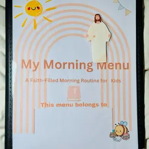 Faith filled morning menu - homeschoolhivecoo