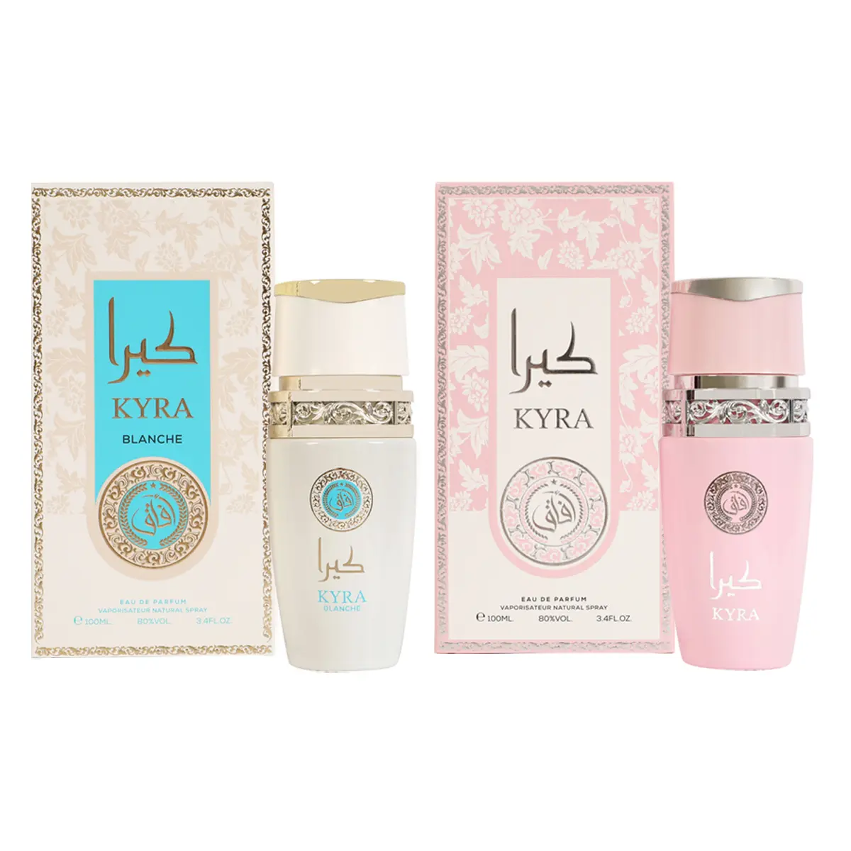 Kyra Blanche and Kyra Spray Perfume Eau de Parfum for Men and Women 100ml