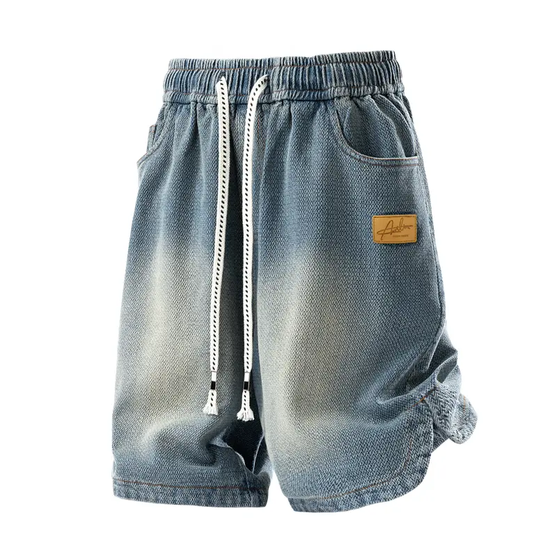 Men’s Chic Sporty Chic Shorts - Summer Lightweight Cool-Touch Breathable Loose Mid-Length, Fade-Resistant Gradient, Quick-Dry Eco-Friendly Fabric, Elastic Waistband with Drawstring, Versatile for Casual Home & Outdoor Wear, Fathers Day Gift, Men’s Shorts