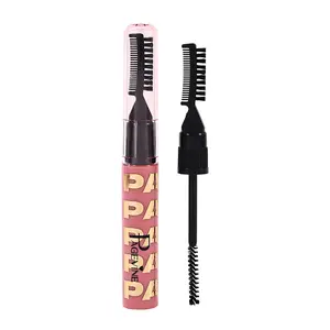 Eyebrow setting gel + eyebrow brush, transparent eyebrow shaping wax, long-lasting hold, creates a three-dimensional eyebrow shape, making eyebrows look more defined and sculpted, perfect for workouts and summer outdoor activities.