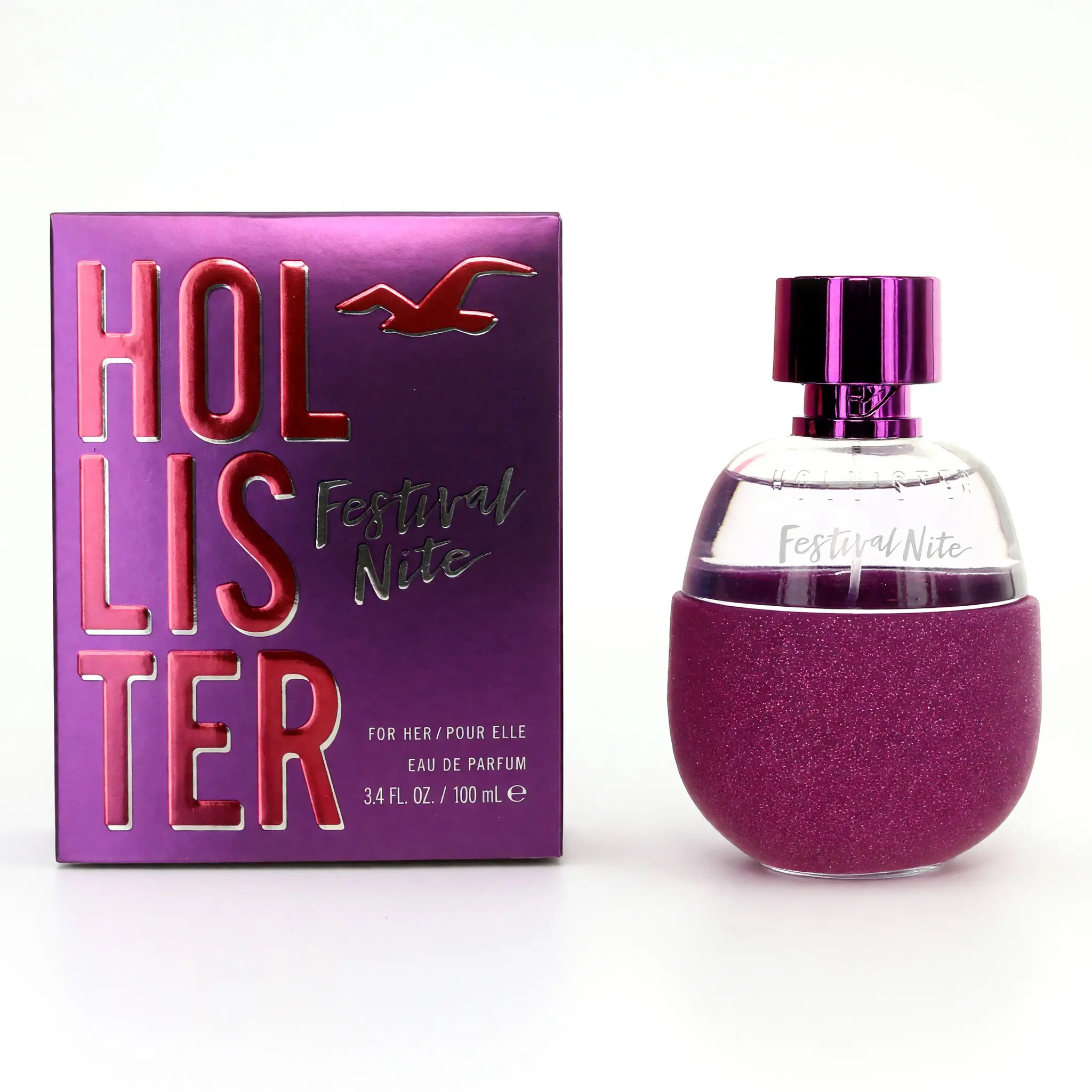 Women's Festival Nite by Hollister Floral EDP Spray - 3.4 fl oz, Vanilla Amber, Coconut Blend, Female Wear Fragrance