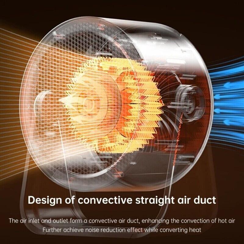 【BougeRV Outdoor & Desktop Portable Heater  2025 New】Hot Air Blower | Mini Radiator | Energy-Efficient Winter Warmer for Home, Office, and Outdoor Adventures