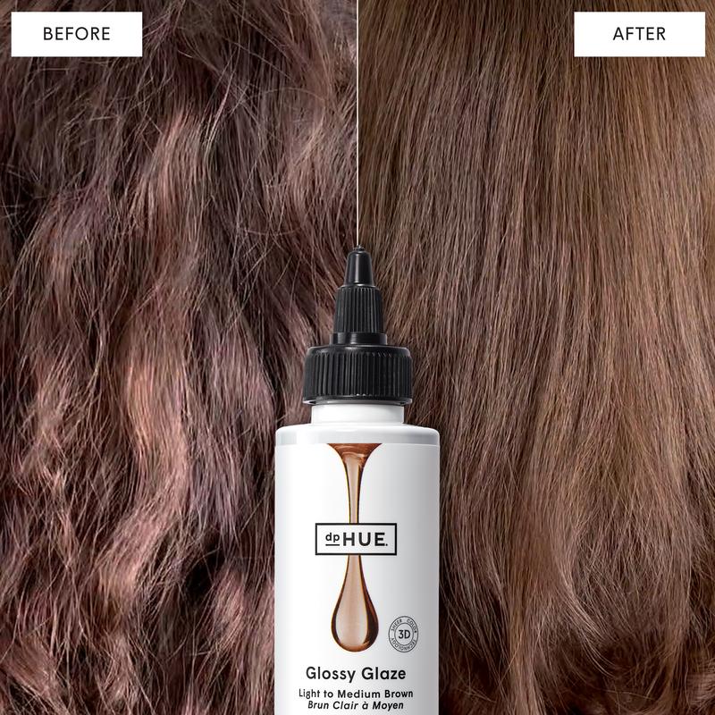 dpHUE Glossy Glaze - In-Shower Conditioning Glaze for Luminous Shine & Sheer Color - Paraben, SLS & SLES Sulfate Free - Leaping Bunny Certified