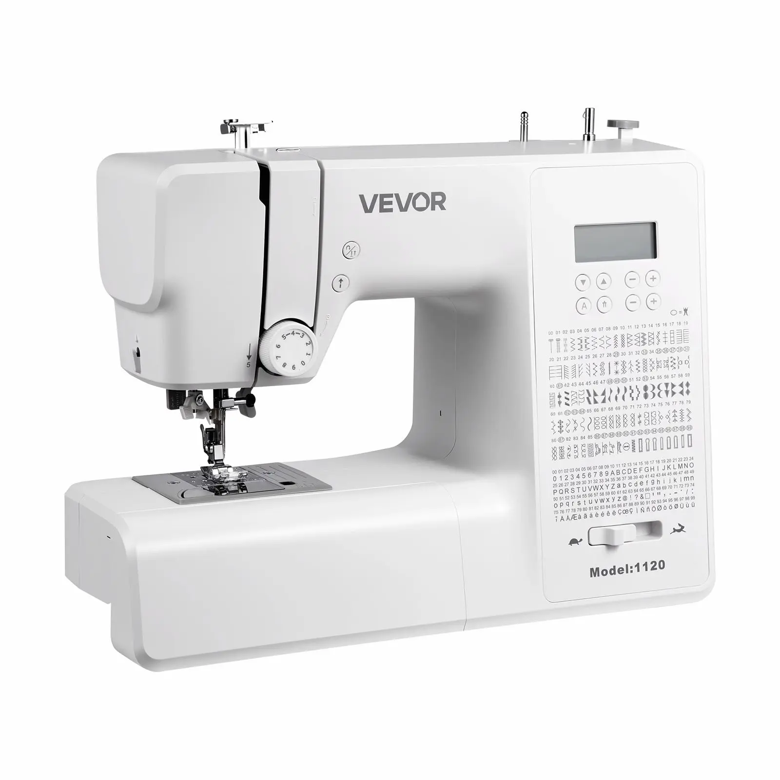 VEVOR Computerized Sewing Machine Digital Sewing Machine 200 Stitch Applications