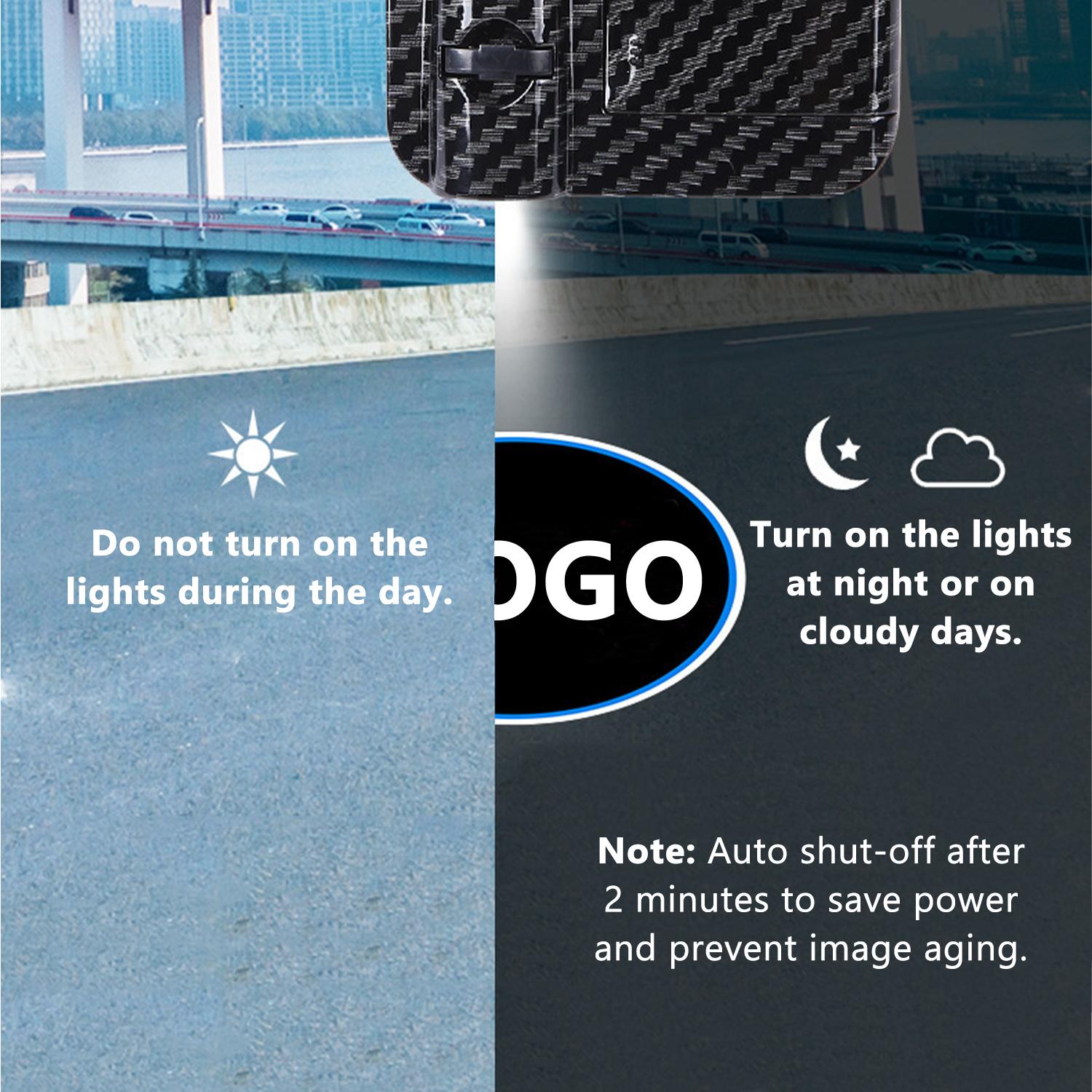 [FREE!SHIP] 2Pcs Car Door Welcome Light For Chevrolet/Nissan/Honda/Ford/, LED Projector Car Door Welcome Light, Personalized Door Projection Light with Logo, Suitable for All Vehicles