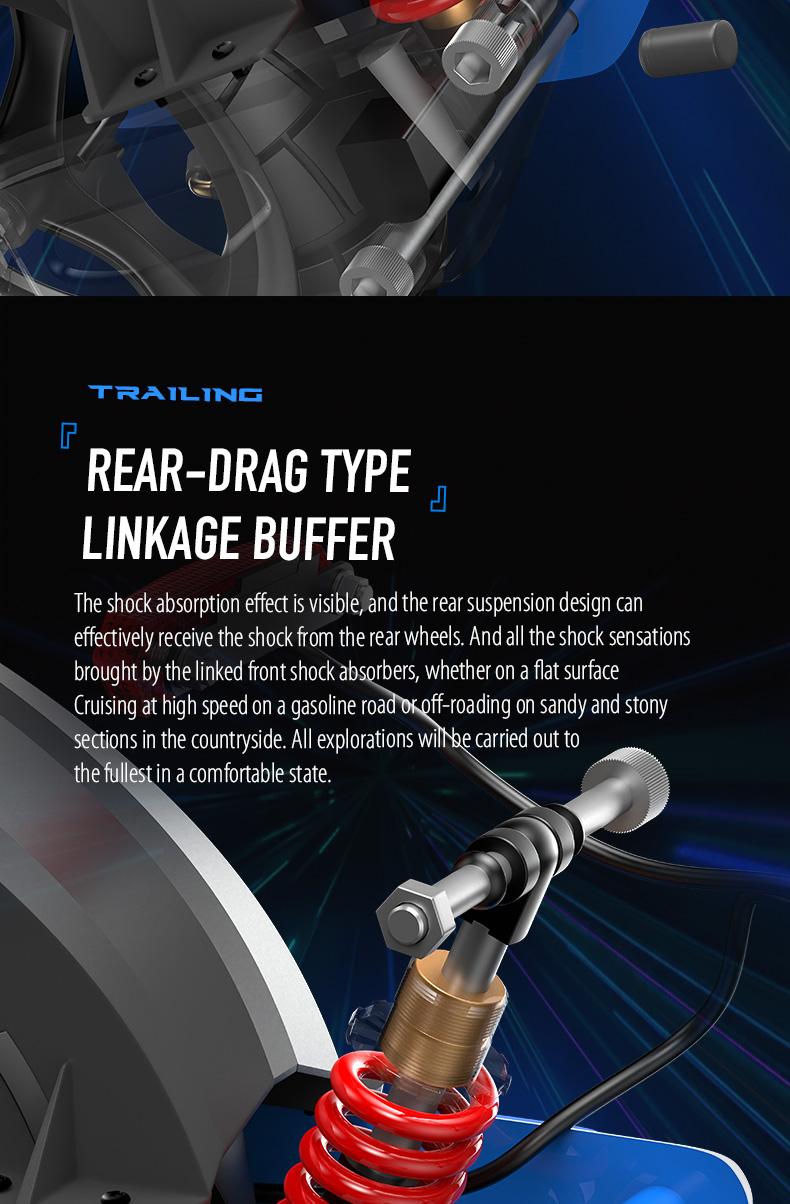 Electric Scooter with 2000W Peak Power 10-inch All-Terrain Tires LED Screen Dual Suspension System 335 lbs Load Capacity Ideal for Commuting Christmas Gift SpringStatements