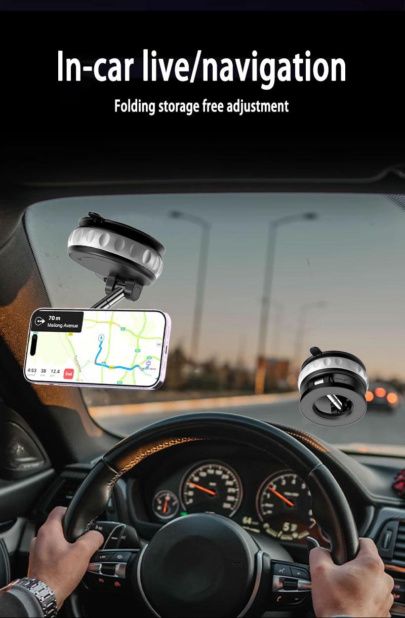 360° Rotating Magnetic Car Phone Holder – Strong Adsorption, One-Pull Pickup, No Interior Damage, Universal Mount Anywhere 360° Rotating Magnetic Car Phone Holder – Strong Adsorption, One-Pull Pickup, No Interior Damage, Universal Mount Anywhere
