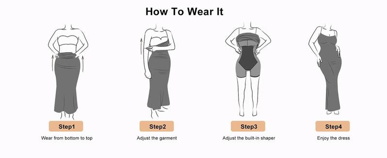 Popilush Faux Leather Midi Dress Front Zip Shapewear Tummy Control Bodycon Sleeveless Sexy Womenswear