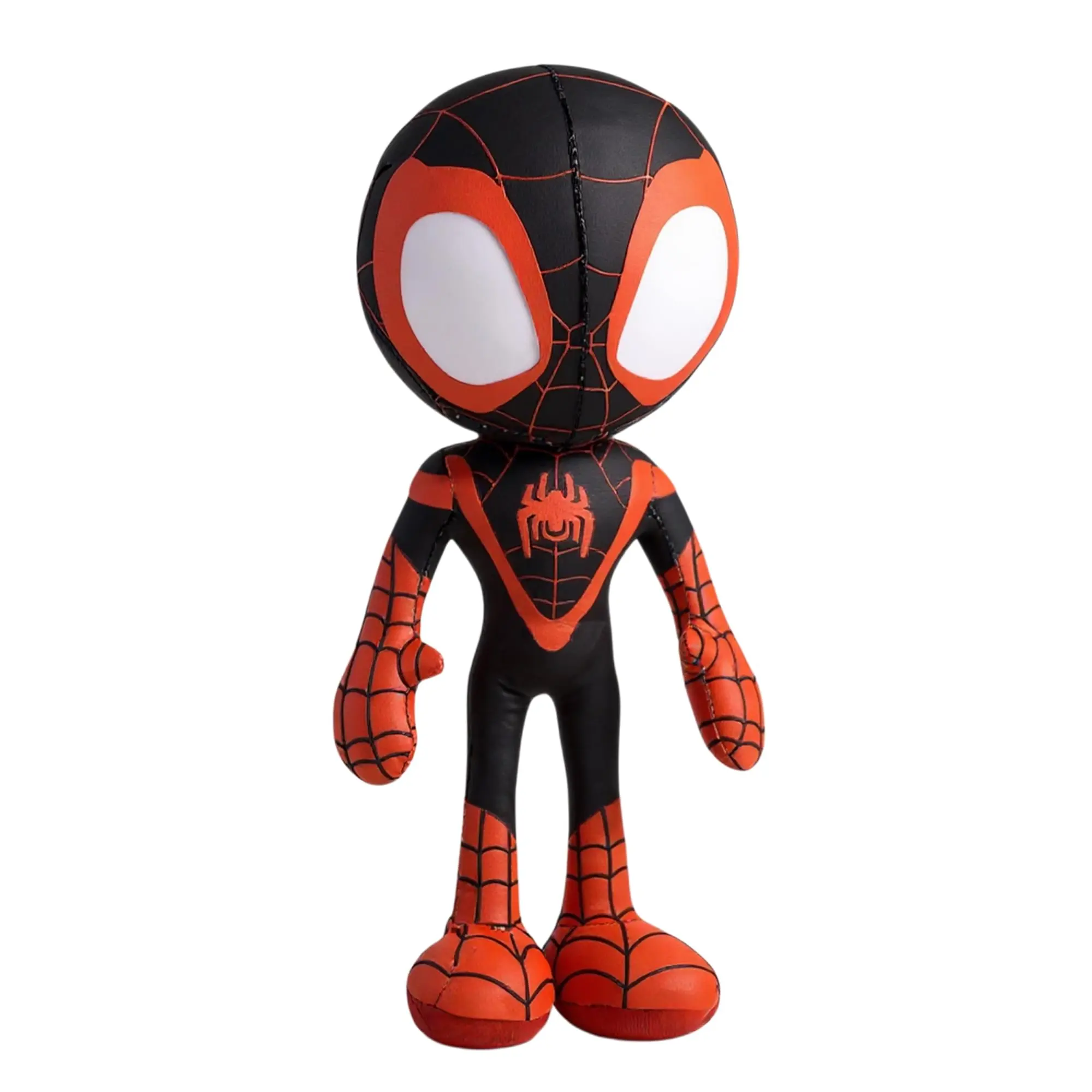 Licensed Marvel Spidey & His Amazing Friends 9-in Miles Morales Stuffed Animal, Cute Collectible Superhero Toy, Stuffed Animal Gift for Ages 12+, Superheroes