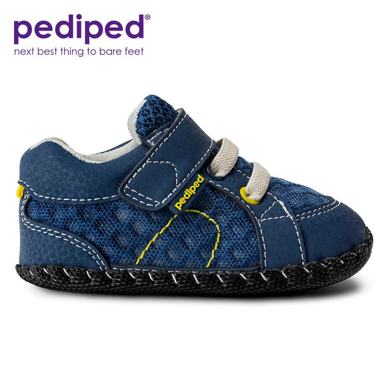 Pediped Dani - Originals/ Grip 'n' Go/ Flex Blue/Lime Comfortable & Durable Shoes for Growing Feet Secure Fit & Flexibility American Podiatric Medical Association Approved