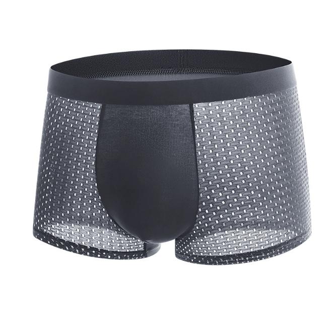Breathable mesh ice mesh underwear men's boxer briefs fashionable men's underpants Menswear Lingerie Outdoorfun Fathersdaygift Athletic