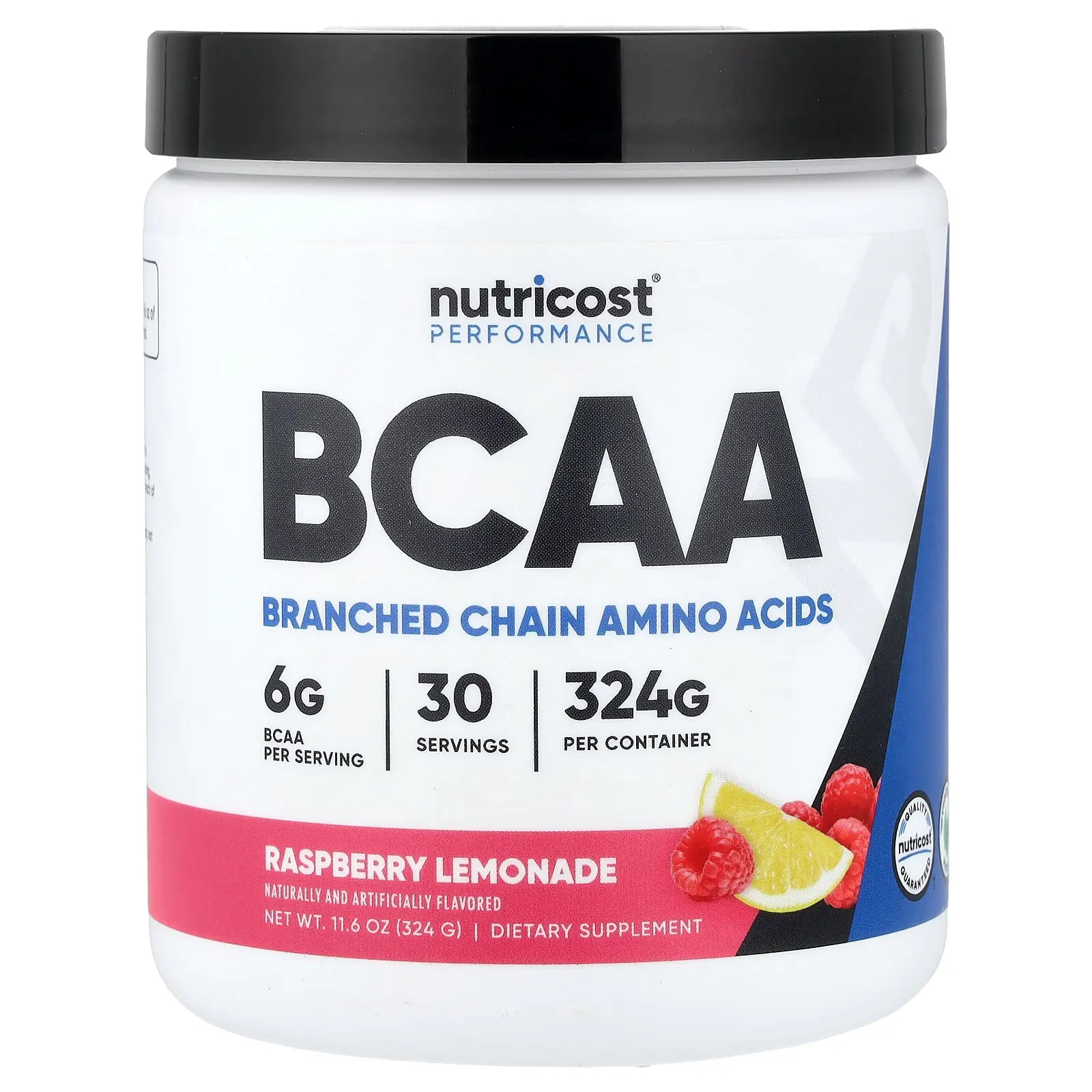Nutricost Performance, BCAA, Raspberry Lemonade, 11.6 oz (324 g)