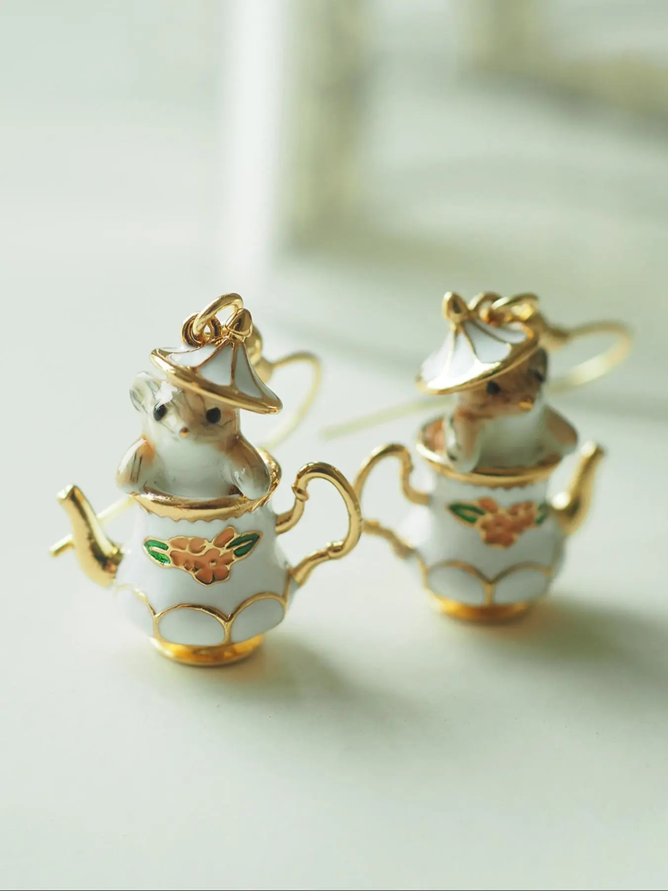 Cute Cartoon Mouse Design Dangling Earrings, 2024 New Style Fashionable Jewelry for Women & Girls, Trendy All-match & Exquisite Jewelry for Birthday Gift, Trendy Jewellery Accessories, Unique Design Earrings