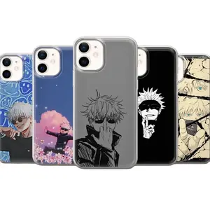 Goju Satoru Phone Case Jujutsu Kaisen Anime Compatible with iPhone 11, 12, 13, 14, 15, 16, 17 & Samsung S22 S23 S24 S25 – check our available sizes