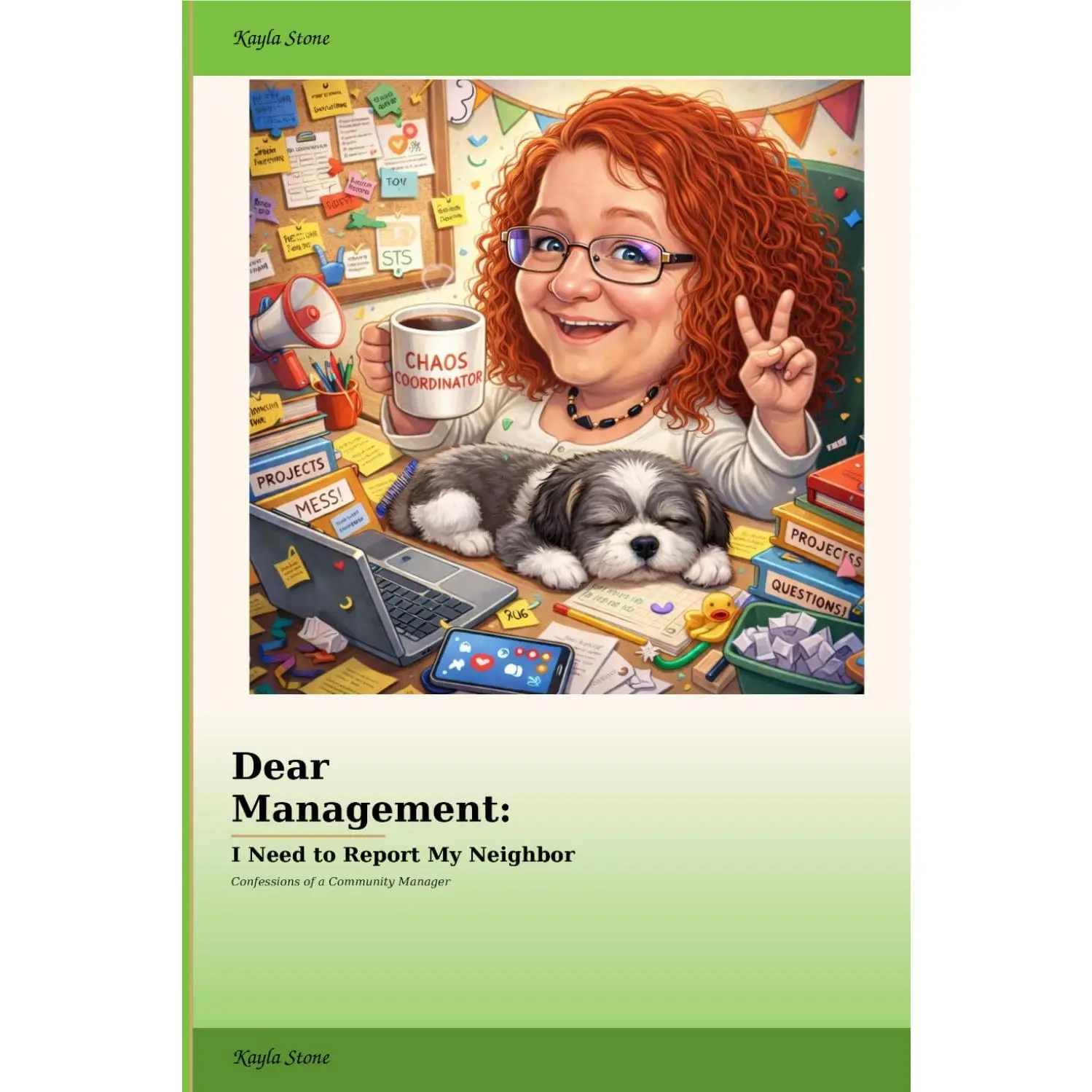 "Dear Management: I Need to Report My Neighbor!" (Literature & Art Genre for Book Enthusiasts) Non-Fiction