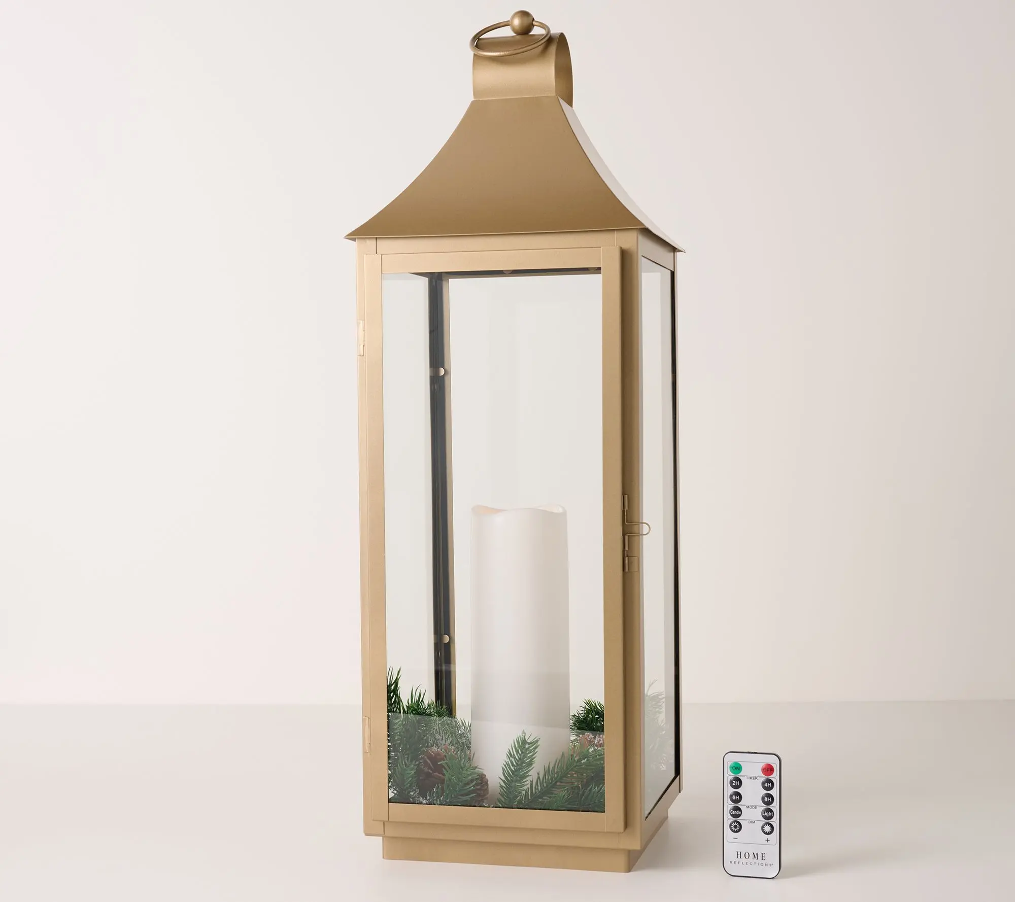 Home Reflections 24" Rustic Iron Lantern