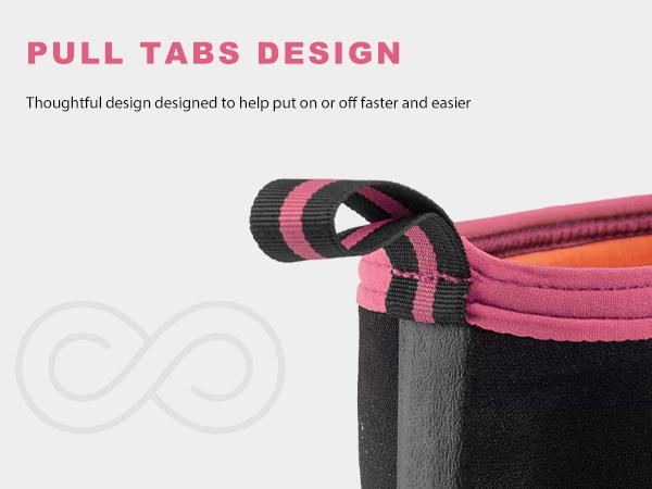 【No steel toe】Trudave Rubber Boots for Women, Waterproof Insulated Mud Rain Boots with Steel Shank,  Anti-slip Outdoor Work Boots, Size 6-11 Lightweight Shoe Black Girl Footwear Breathable Pink