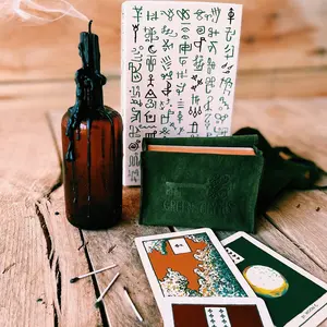 Original Green Glyphs Lenormand Satchel