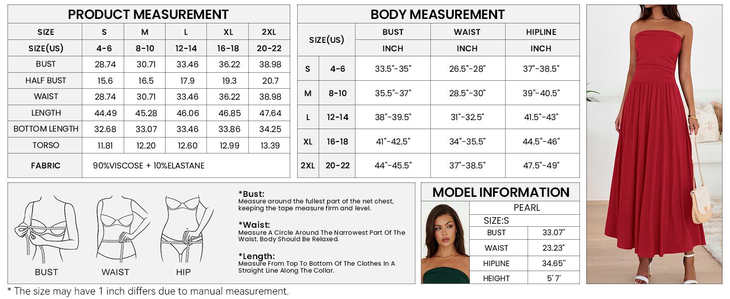 BTFBM Women Strapless Tube Top Dress Summer 2026 Sleeveless Ruched Flowy Cocktail Wedding Guest Maxi Dresses with Pocket