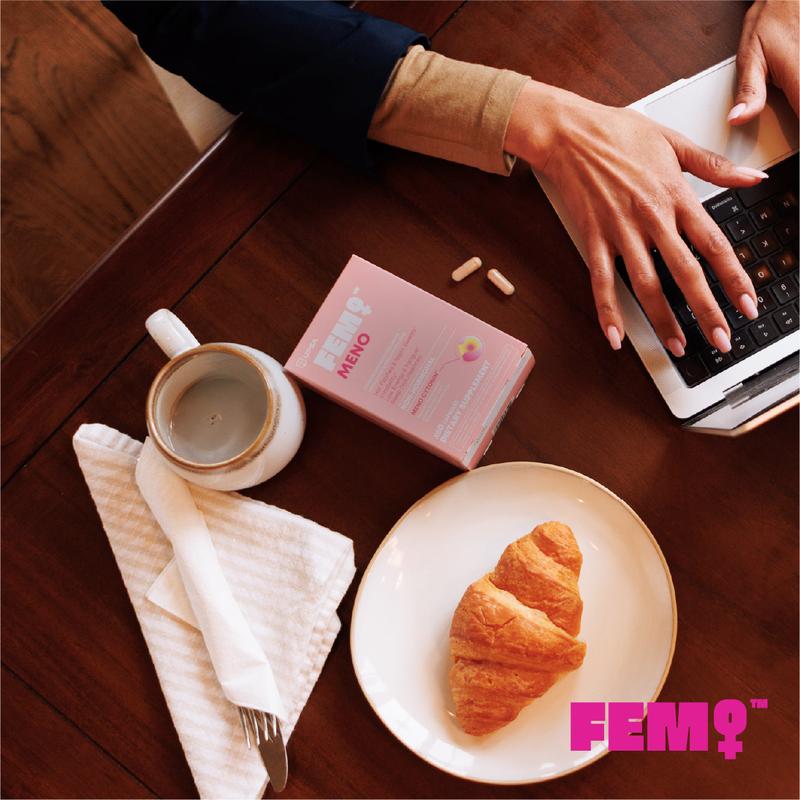 UPSA FEM MENO Non-Hormonal Menopause Support – Clinically Proven Pollen Extract for Hot Flashes, Night Sweats & Irritability