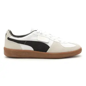 PUMA Mens Palermo Leather Lace Up Sneakers Shoes Casual - Off White, White PUMA Mens Palermo Leather Lace Up Sneakers Shoes Casual - Off White, White