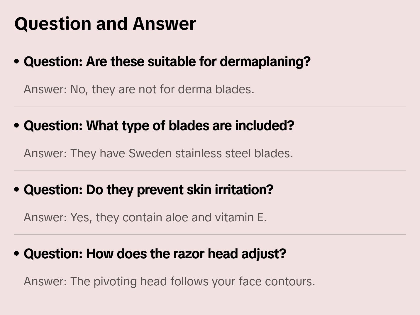 Razor Cartridge Refills