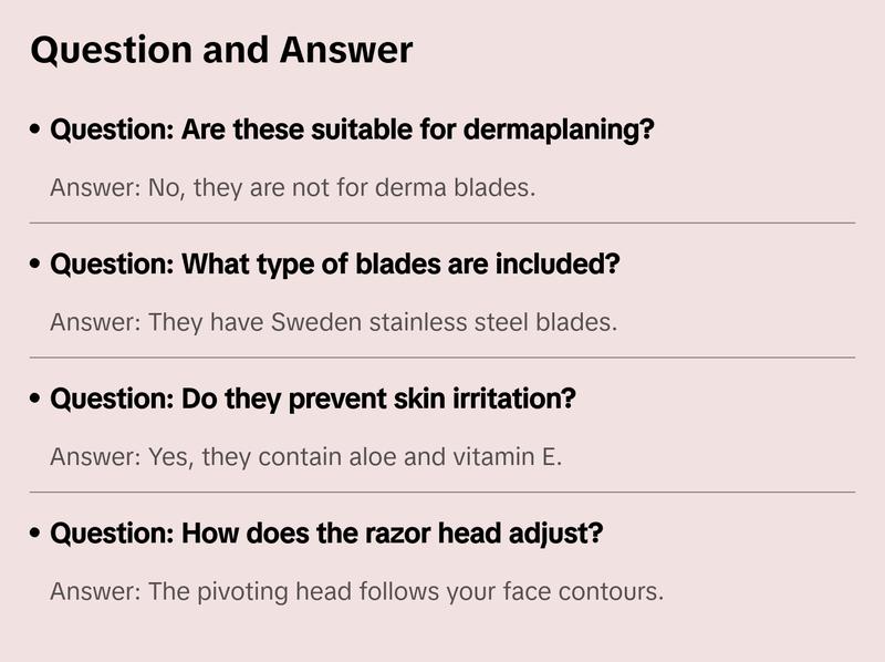 Razor Cartridge Refills