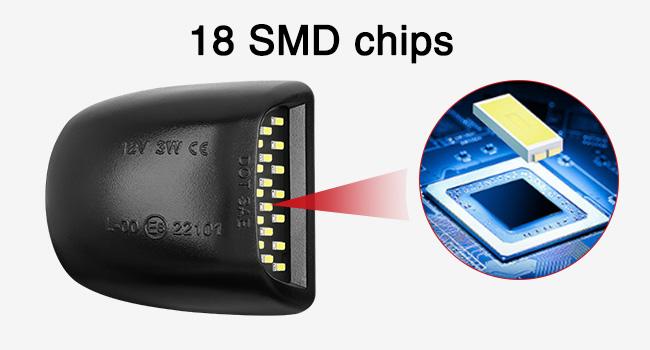 Nilight License Plate Lights Compatible with 1999-2001 2002 2003 2004 2005 2006 2007 2008 2009 2010 2011 2012 2013 Chevy Silverado 1500 2500 3500 GMC Sierra Black housing 6000K White 2PCS Pack