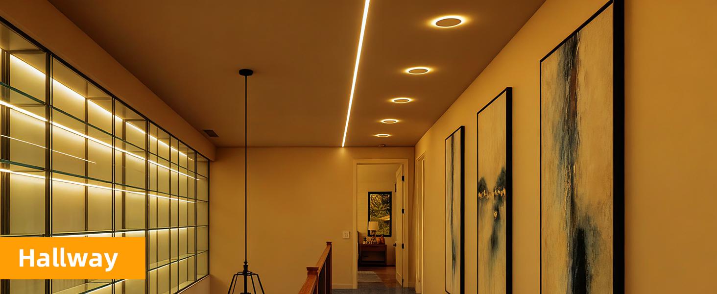 12Pack 6Inch Dimmable Nightlight led lights bedroom LED Recessed Lighting with Junction Box, 2700K-5000K Selectable downlights living room wall lights